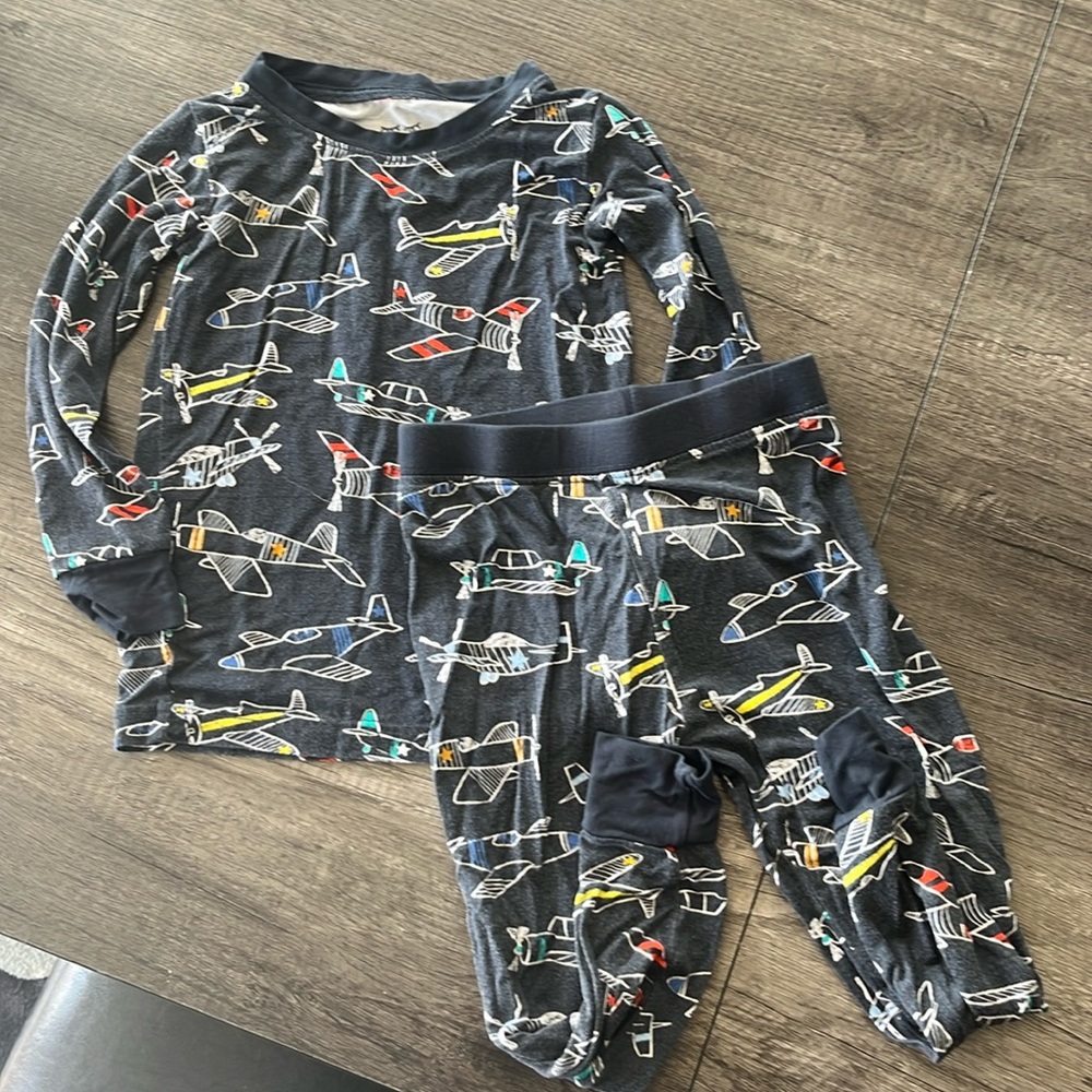 Little Sleepies airplane pajamas